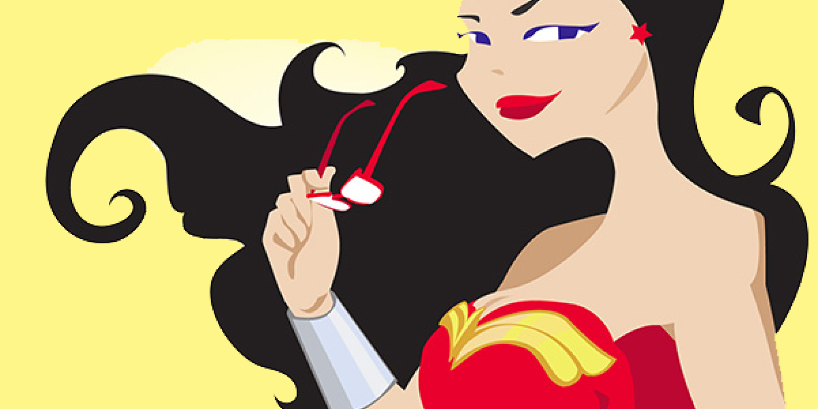 Wonder Woman illustration by Diana Leto